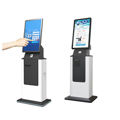 Купить Custom Hotel Self Check in Checkout Kiosk Touch Screen Self Service Payment Kiosk с читателем QR-кодов и тепловым принтером online manufacture