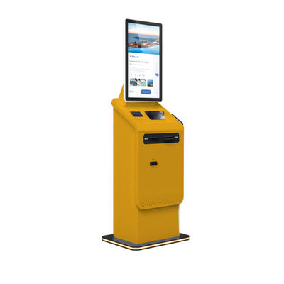 Купить Self Service Kiosk Bill Payment Cash Recycle Machine Cash Self Service Automatic Ticket Printer Payment Kiosk online manufacture