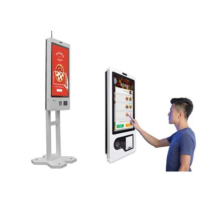 Купить Машина для продажи билетов с сенсорным экраном QR-код Магнитная карта Штрих-код Типы Термопринтер дисплей online manufacture