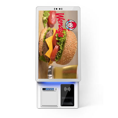 Купить Crtly Wholesale 21.5 Inch Touch Printer Self Service Payment Ordering Kiosk for Retail Stores and Restaurant Bill Payment Kiosk online manufacture