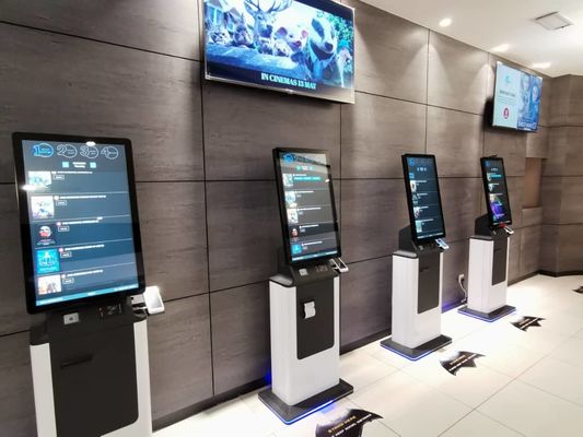 Купить 32 дюймовый платежный терминал для киосков с наличными и платежными картами. online manufacture