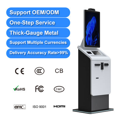 Купить Производитель OEM/ODM Киоск 27 32 дюймовый Киоск наличных платежей Киоск счета платежа Терминал сканера Карточный диспенсер Принтер Киоск платежа online manufacture