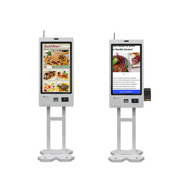 Киоск для самообслуживания с помощью сенсорного экрана с QR-сканером/NFC-читателем