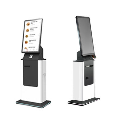 27 32 Inch Touch Screen Hotel Self Service Check in Kiosk SDK Passport Scanner Card Dispenser Ticket Printer Payment Kiosk