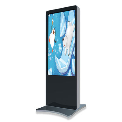 Рекламировать плакат Lcd 4k яркости киоска 55inch Signage цифров игроков высотой с