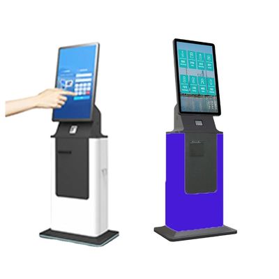 Вертикальная установка Check In Kiosk с пользовательским логотипом и емкостным сенсорным экраном