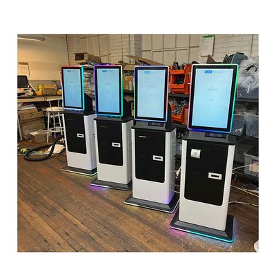 Расширенный киоск оплаты наличными с интерфейсом сенсорного экрана и программным обеспечением Windows/Linux