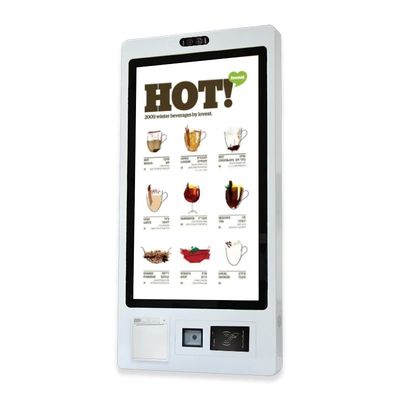 1920X1080 Custom Logo Self Ordering Kiosk для столовой стены и пола