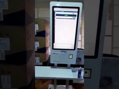 Окно Интерактивный киоск с сенсорным экраном Платежная касса Система заказа с сенсорным экраном