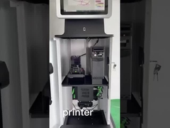 2732-дюймовый киоск самообслуживания с сенсорным экраном, сканером паспортов, устройством для чтения карт, диспенсером и функцией регистрации и оплаты