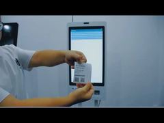 Просмотр демонстрации киоска самообслуживания Crtly 21,5 дюйма для ресторана быстрого питания, принимающего платежи